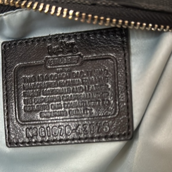 Coach Sutton signature black canvas & leather crossbody - Picture 9 of 12